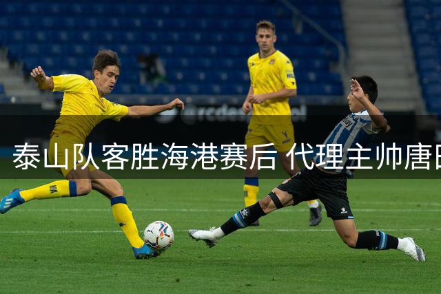 泰山队客胜海港赛后 代理主帅唐田盛赞队员铁血防守